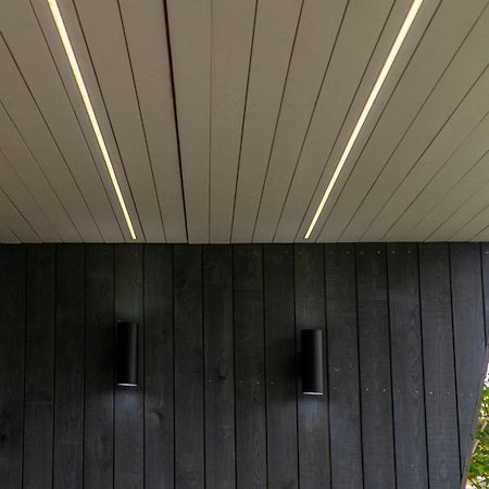 Tiny House Aan Het Water Op De Appelhof Villa Wommels Exterior foto
