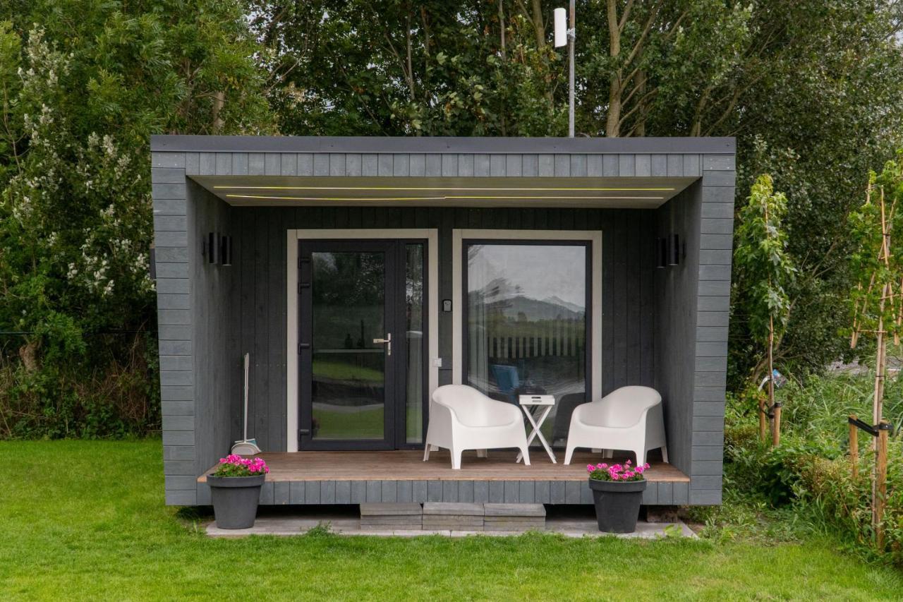 Tiny House Aan Het Water Op De Appelhof Villa Wommels Exterior foto